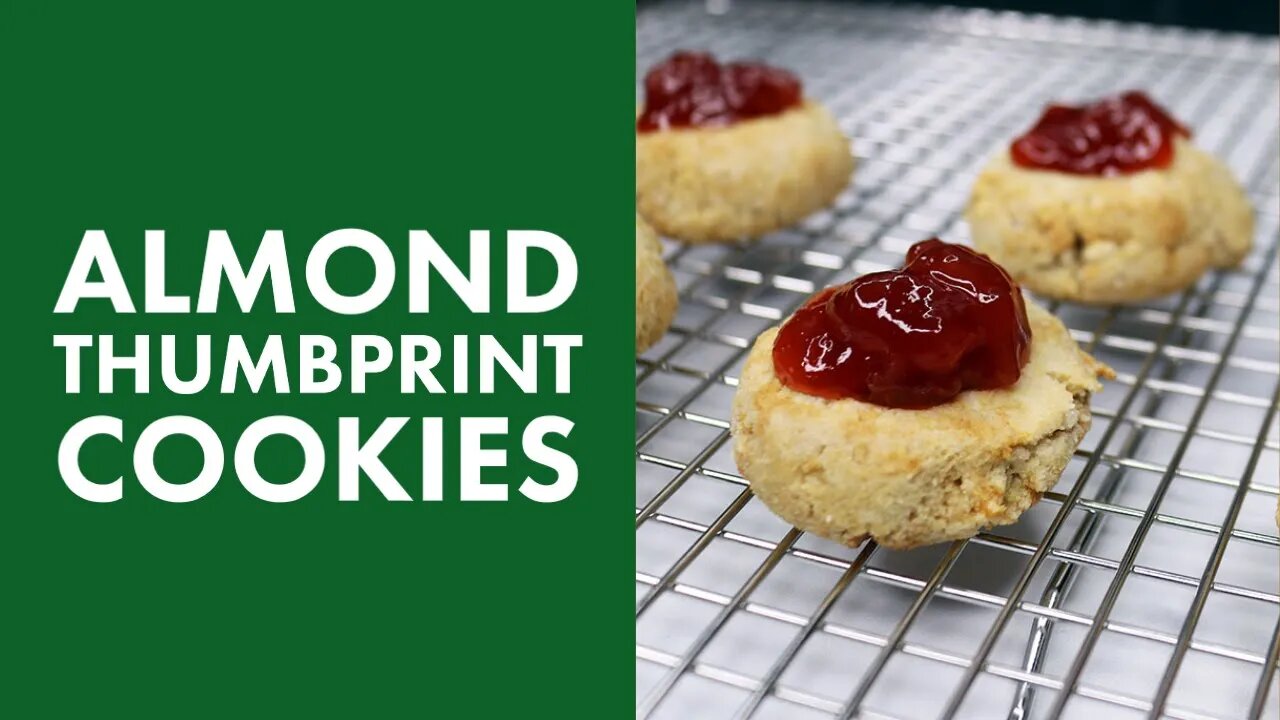 Almond Thumbprint Cookies