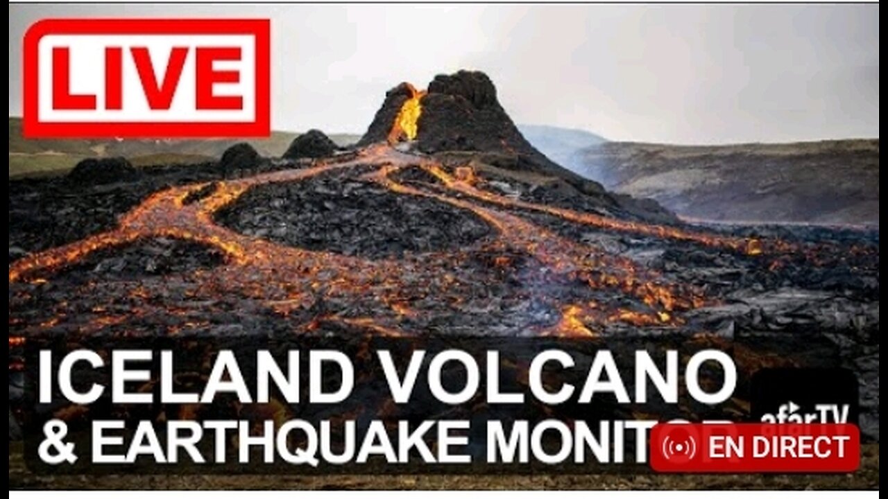 Icland volcan live