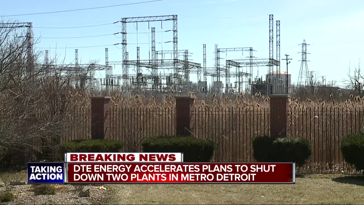 DTE Energy preparing to close multiple Michigan power plants ahead of schedule