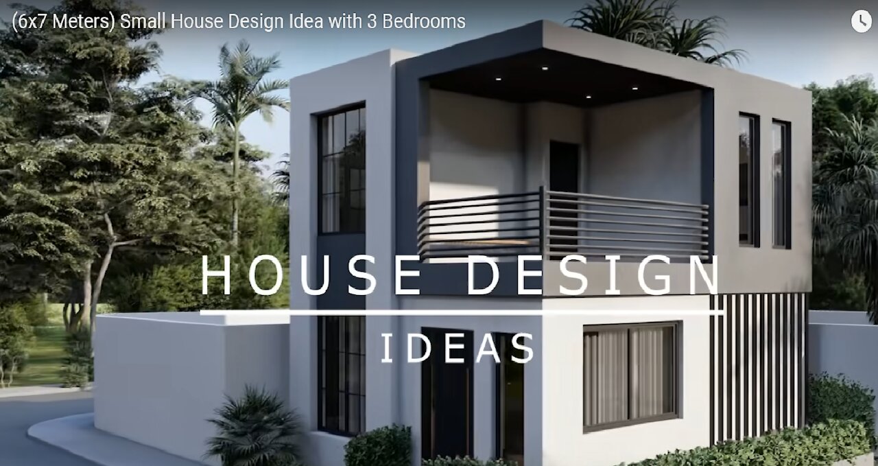 Dad Love This Small House Design Idea with 3 Bedrooms (6x7 Meters)