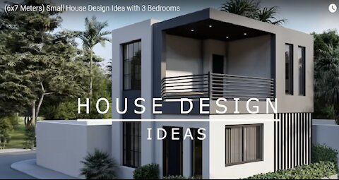 Dad Love This Small House Design Idea with 3 Bedrooms (6x7 Meters)