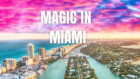 Magic in Miami #urban #music #adventure #travelmusic #miamibeach #miamimusic