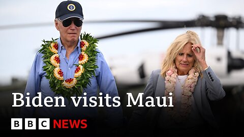 US President Joe Biden visits Maui after wildfires