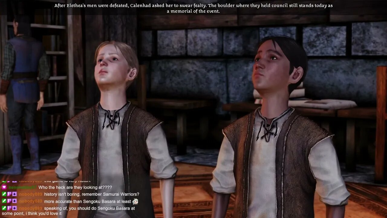 Dragon Age Origins - Aldous sleeps standing