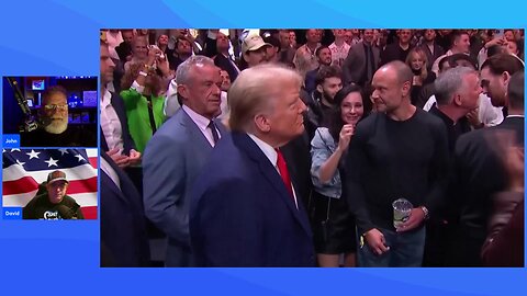 Bongino with Trump at UFC 309