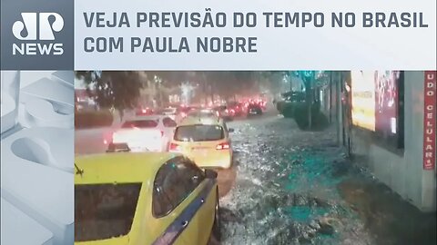 Temporal atinge região metropolitana do Rio de Janeiro