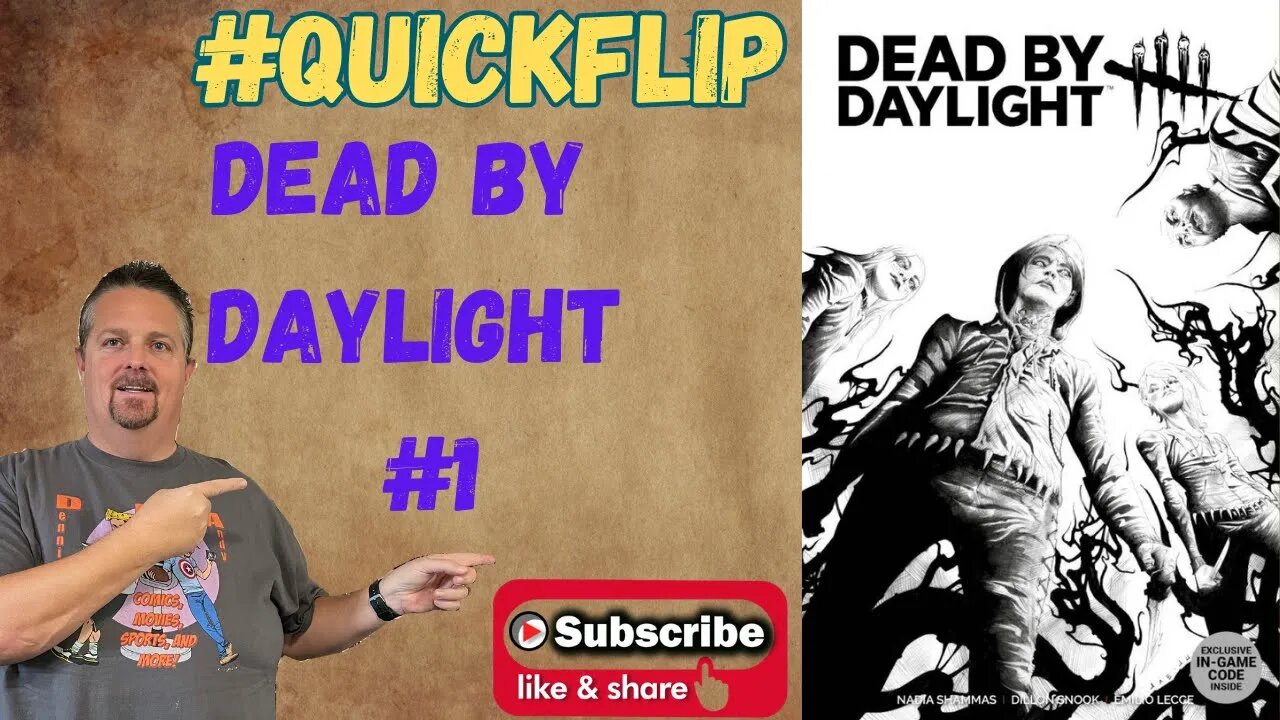 Dead by Daylight #1 Titan #QuickFlip Comic Review moneyshot In Game Code Giveaway Promo #shorts