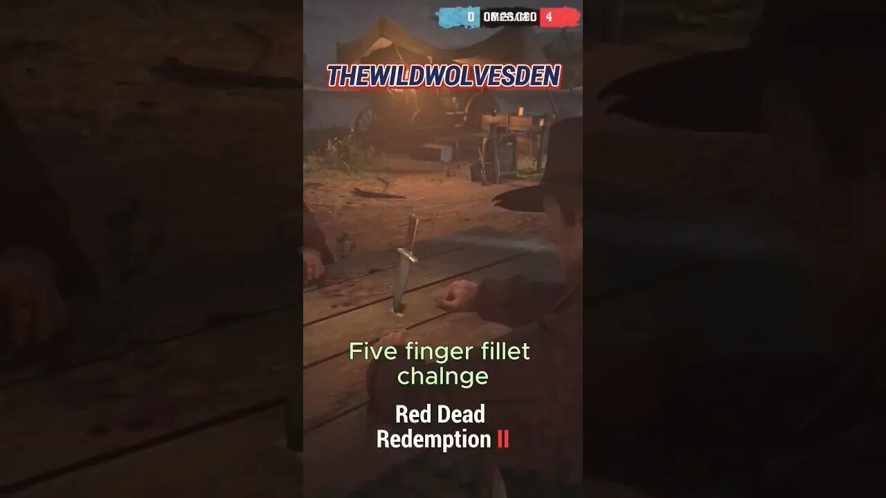 Arthur finger fillet challenge in perfection #shorts #rdr2 #trending #youtube