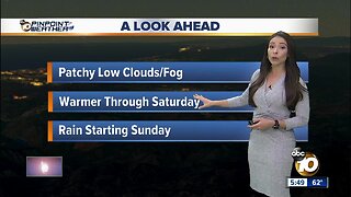 10News Pinpoint Weather with Meteorologist Angelica Campos