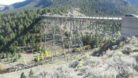 Gardiner River Bridge in Yellowstone