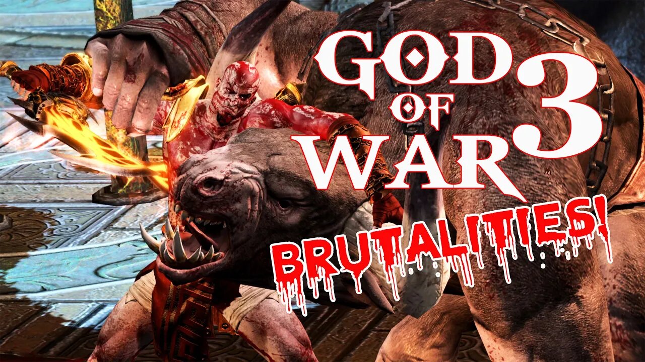 God Of War 3 Remastered | Insane Blood soaked Brutalities on the PS5