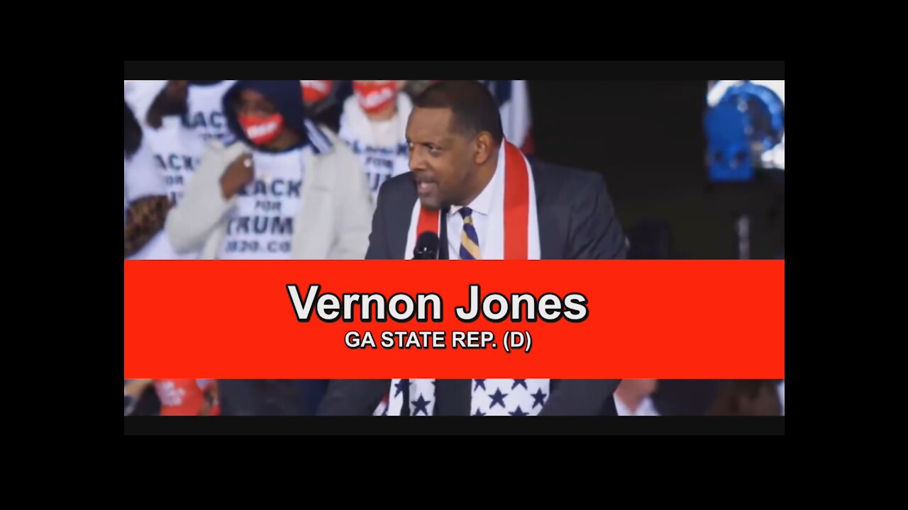 Democrat Vernon Jones I Am an Angry Black Man 👏👏