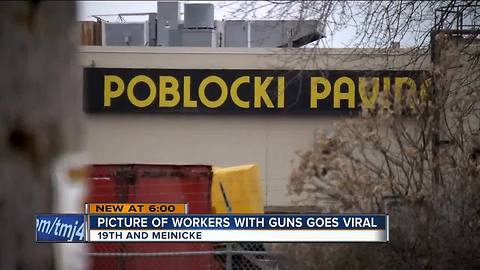 Viral photo of armed construction workers upsets alderman