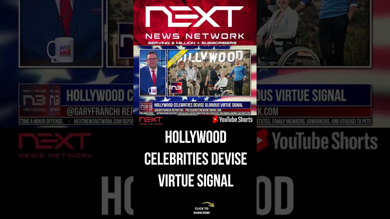 Hollywood Celebrities Devise GLORIOUS Virtue Signal #shorts