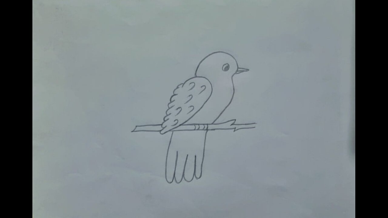 Draw a bird 🐦 easily from number 2 | Number drawing