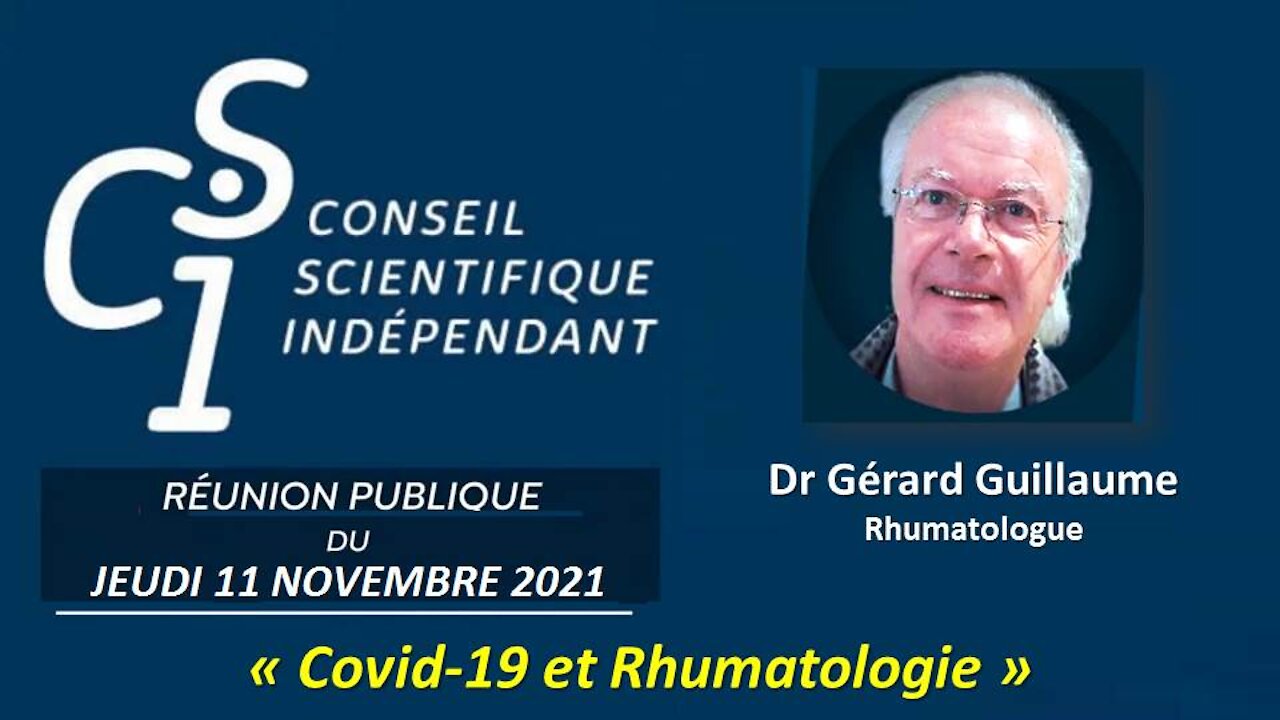 CSI n°31 - Dr Gérard Guillaume - Covid-19 et Rhumatologie
