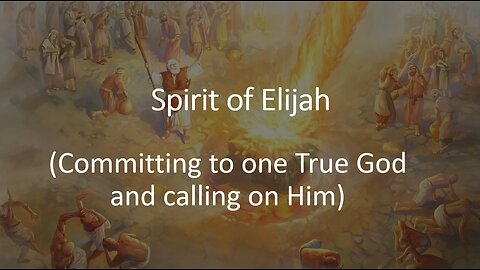 Mar 10/24 | Spirit of Elijah