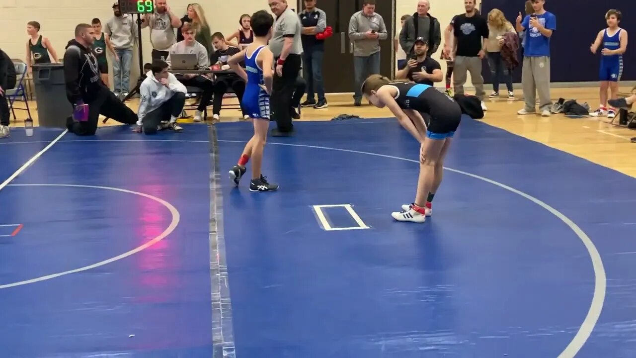 Millard North: Autumns first match (girl vs boy) #wrestlelikeagirl