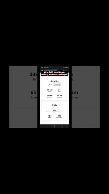 Sergio Got A Lyft Ride Challenge Over The Weekend. See How Oversaturation Affects Ride Challenges!