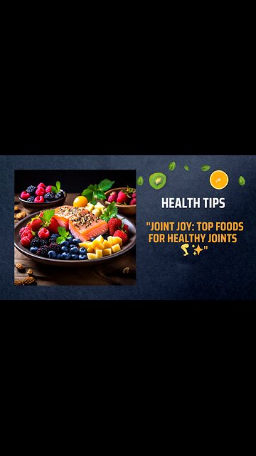 "Joint Joy: Top Foods for Healthy Joints 🦵✨"