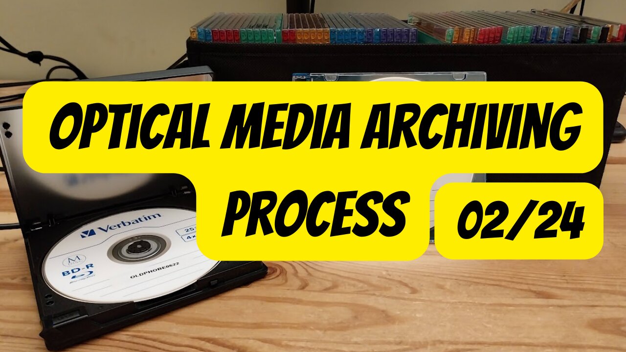 My Optical Media Digital Archiving Process (Feb 2024)