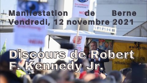 Robert F. Kennedy Jr. in Bern Switzerland on November 12, 2021