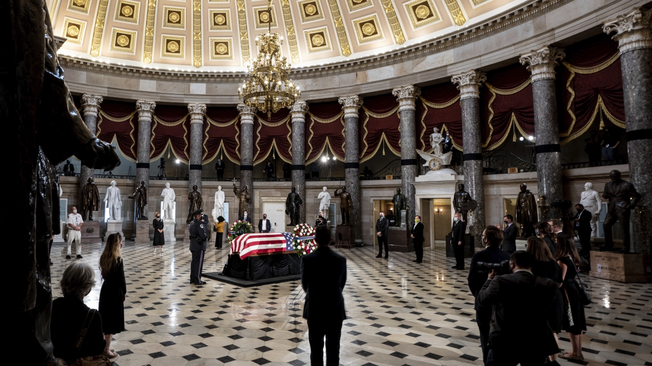 Ruth Bader Ginsburg Honored In Ceremony At U.S. Capitol