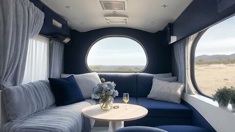 Navy Blue Caravan Design Ideas