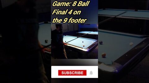 Final 4 on the 9 footer #8ballpool #shorts