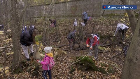 Петицию в защиту лесопарка «Гагарка» подписывали на прошедшем эко-субботнике