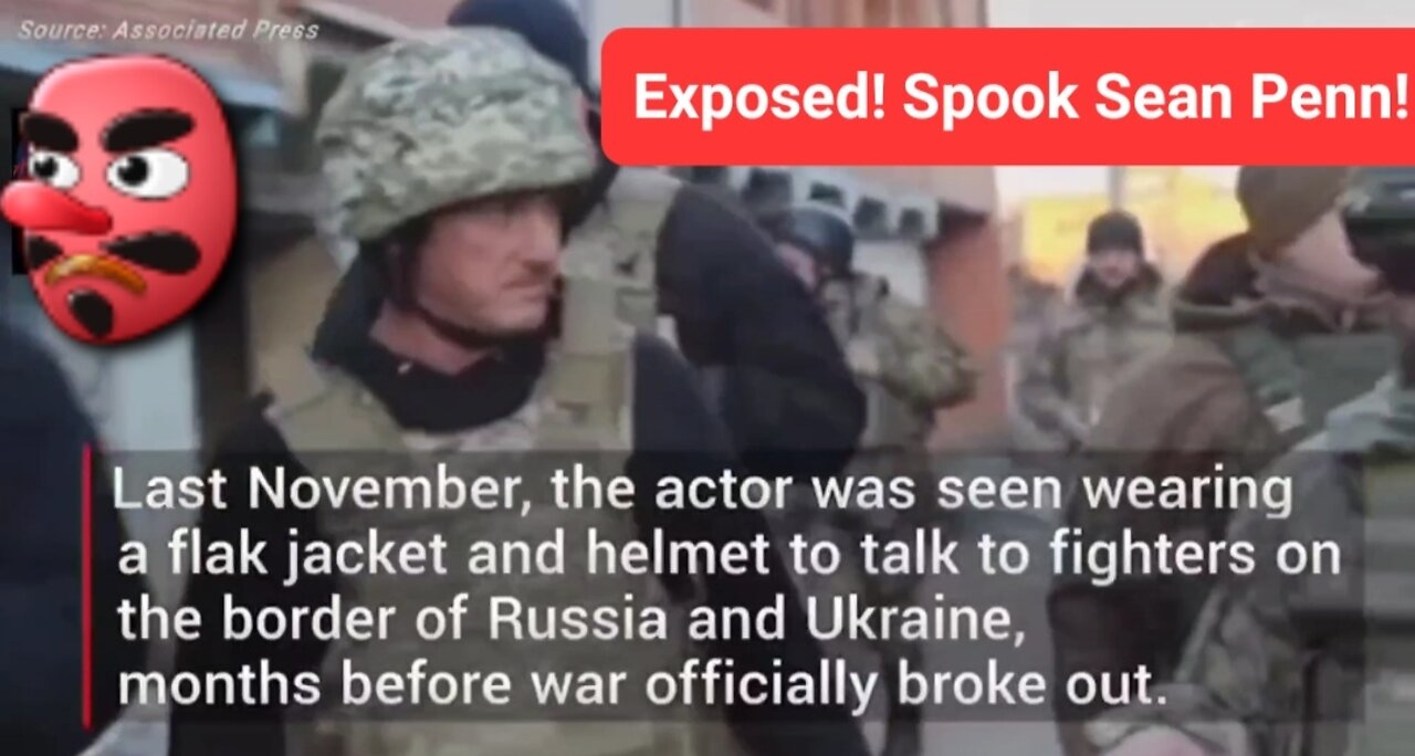 👺☠️ Exposed Spook!! Sean Penn, In Ukraine days before Invasion, Help Capture Drug lord Chapo Guzman