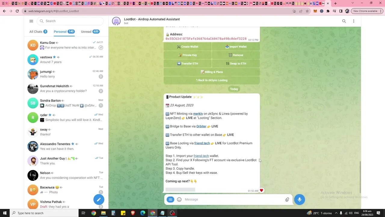 Use This Telegram Bot To Snipe And Auto Trade Friend Tech Shares Early!
