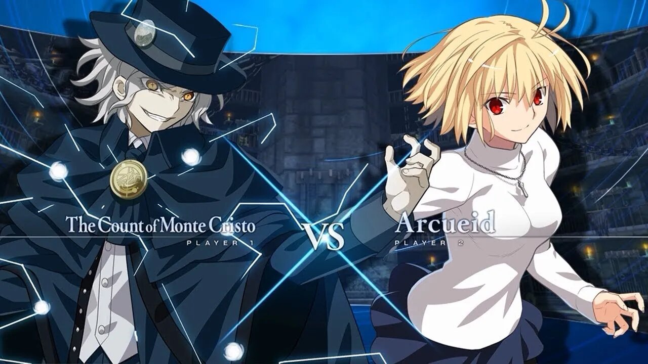 MELTY BLOOD: TYPE LUMINA「MEBURA」"The Count of Monte Cristo VS Arcueid" Gameplay Video ①]