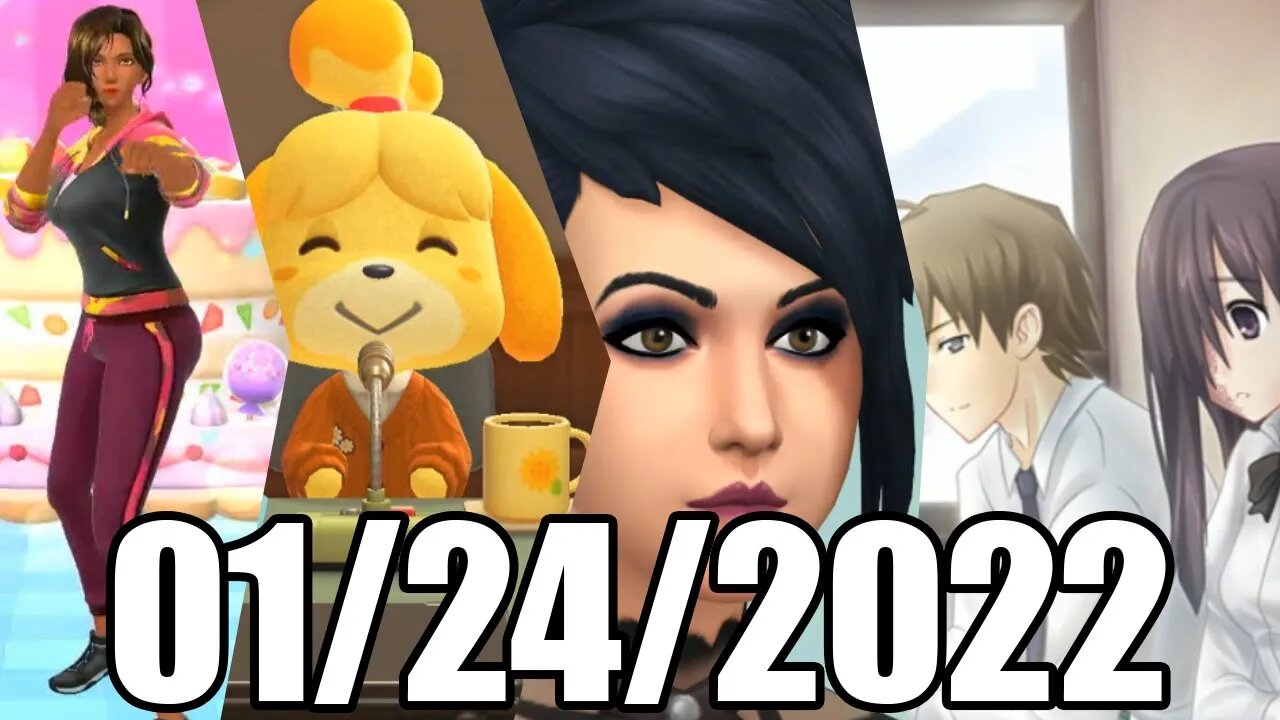 Day 2 // Daily Work Out + Animal Crossing + Sims 4 + Katawa Shoujo // LIVESTREAM // 01/24/2022