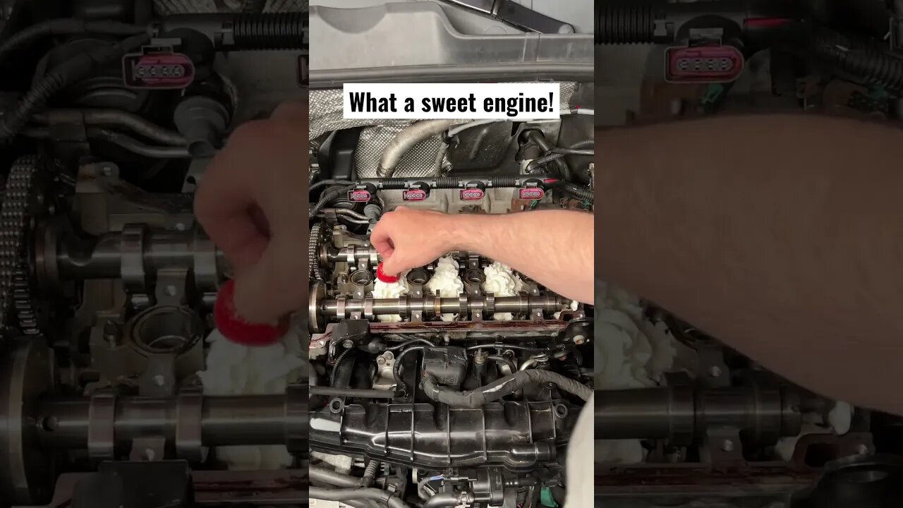 What a sweet engine! #mechanic #mechaniclife #engine #rebuild #diy #turbo #performance #cars