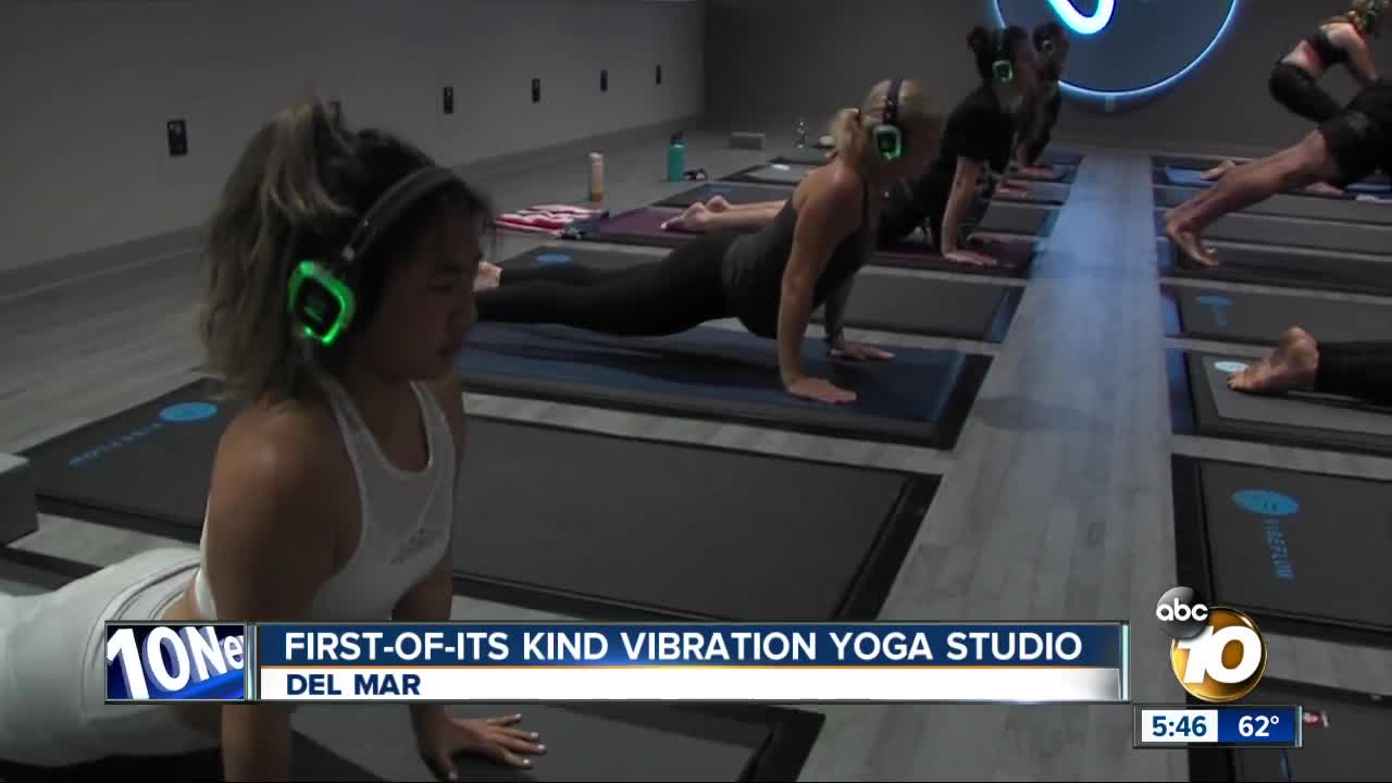 First-of-its-kind studio offers vibration yoga in Del Mar