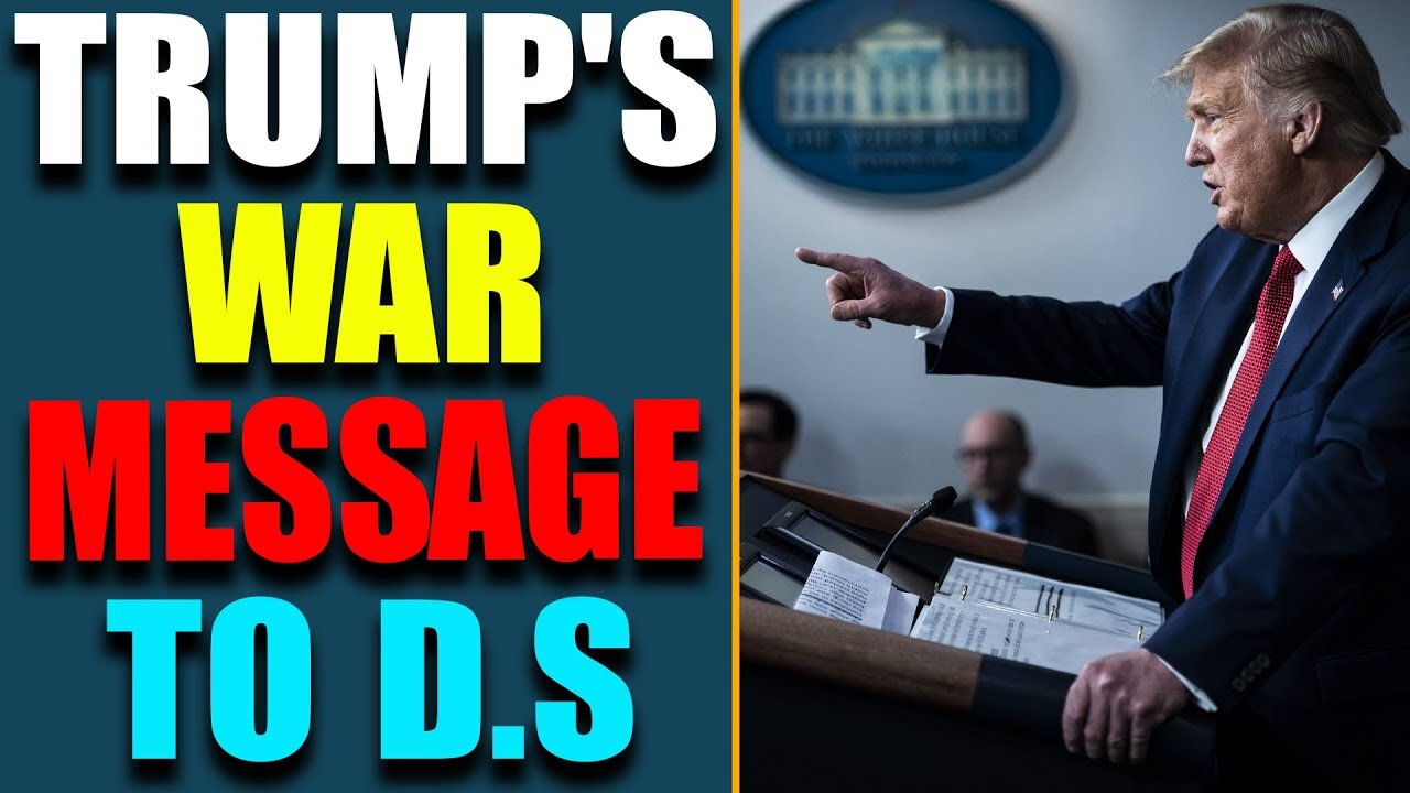 𝐄𝐏𝐈𝐂 𝐍𝐄𝐖𝐒 𝐓𝐎𝐃𝐀𝐘: 𝐓𝐑𝐔𝐌𝐏'𝐒 𝐔𝐑𝐆𝐄𝐍𝐓 𝐌𝐄𝐒𝐒𝐀𝐆𝐄 𝐓𝐎 𝐃.𝐒 𝐔𝐍𝐅𝐎𝐋𝐃𝐄𝐃!