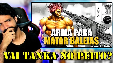 YERIK REACT - YUJIRO VS CANHÃO BALEEIRO | Baki Dou. 136