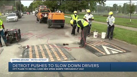 Detroit to install 4,500 speed humps next year after 'overwhelming response'