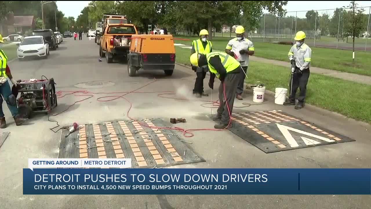 Detroit to install 4,500 speed humps next year after 'overwhelming response'