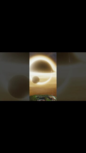 Sighting a black hole over the cliff #shorts #blackhole