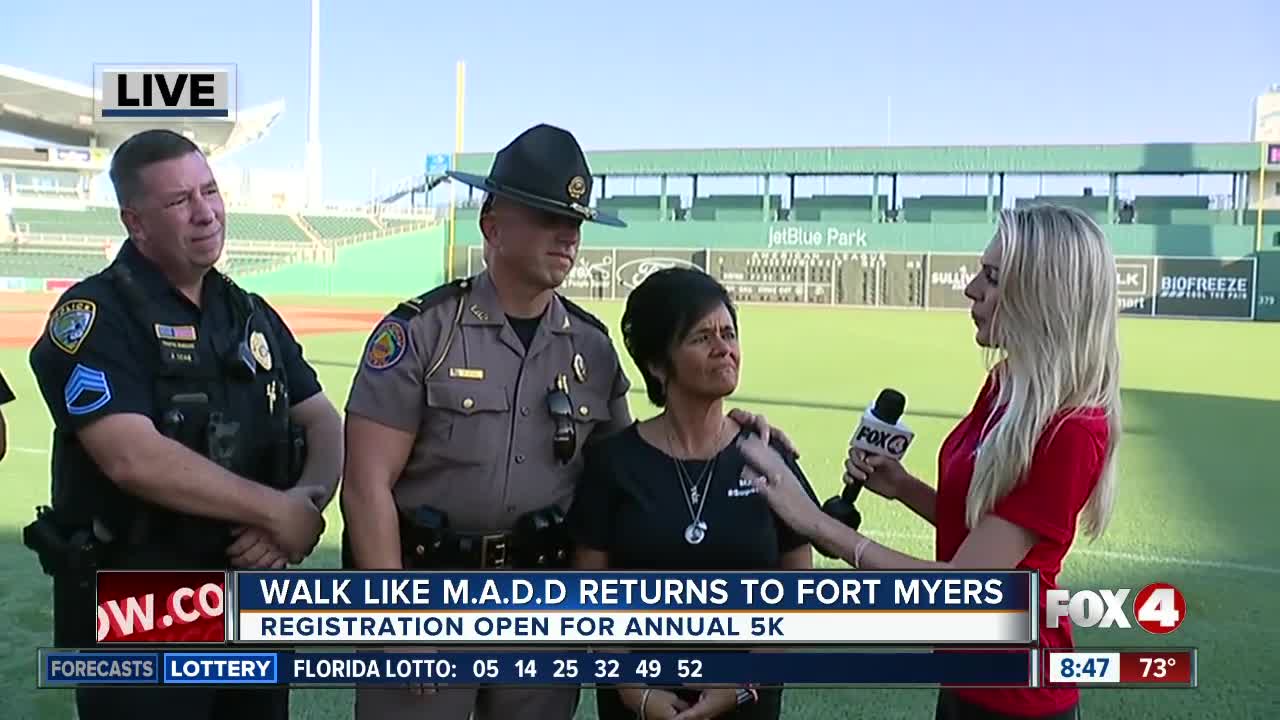 People in SWFL are getting ready for the 'Walk Like MADD' 5k