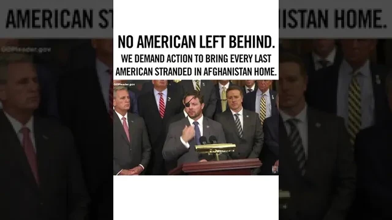 Dan Crenshaw - Afghanistan Press Conference