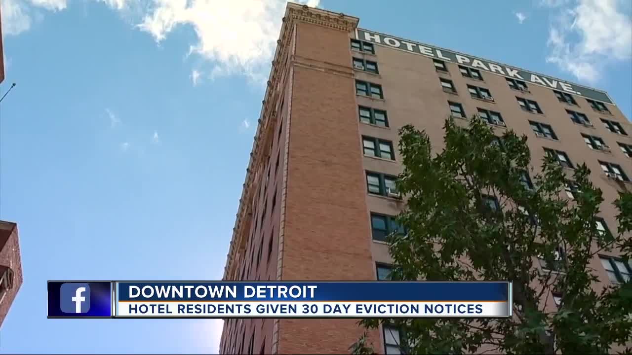 City of Detroit tries to intervene in Park Avenue Hotel evictions