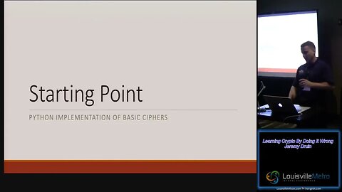 Learning Crypto By Doing It Wrong Jeremy Druin
