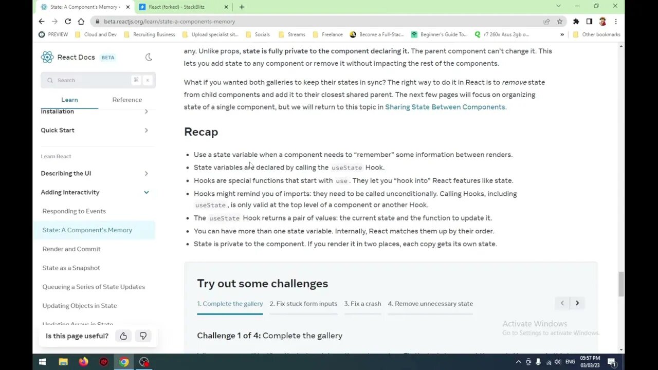 06 React js Learning Video Adding interactivity 2 of 3 #reactjs #webdesign