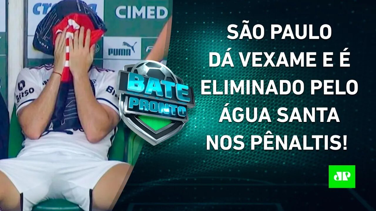 São Paulo REPETE VEXAME do Corinthians e É ELIMINADO do Paulista; Flamengo VENCE Vasco | BATE PRONTO