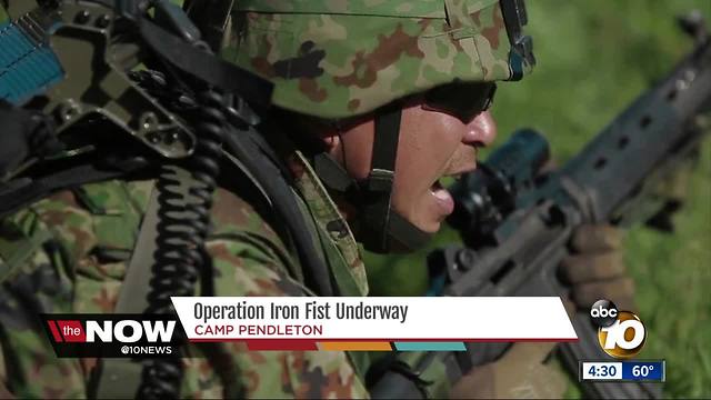 Operation Iron Fist underway at Camp Pendleton