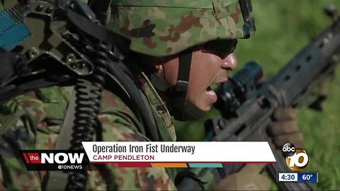 Operation Iron Fist underway at Camp Pendleton