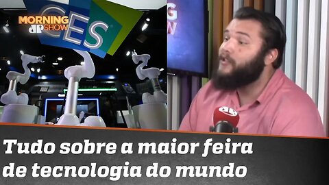 Viaje para a maior feira de tecnologia do mundo sem sair do lugar. Carlos Aros te leva!